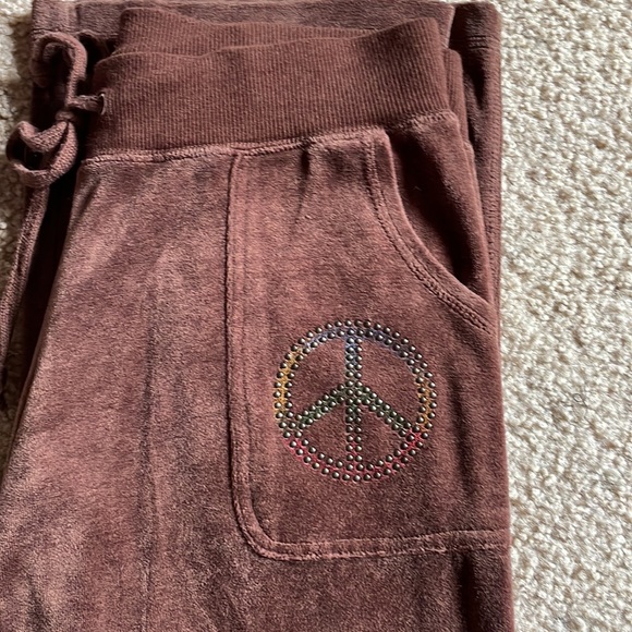 Velour Track Suit Sweatpants Sweatshirt - Picture 7 of 8